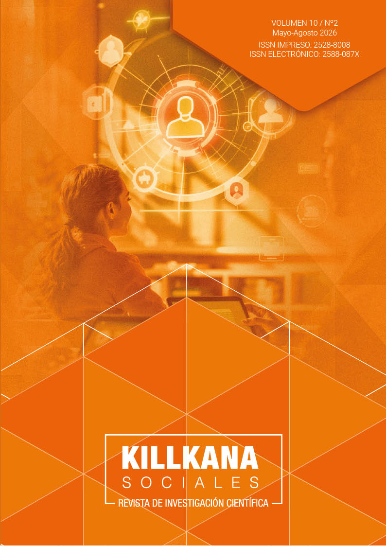 					Ver Vol. 10 Núm. 2 (2026):  Vol. 10 No. 2 REVISTA KILLKANA SOCIALES, MAYO - AGOSTO 2026
				